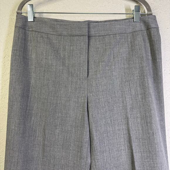 LAFAYETTE 148 Slacks Size 8 Flat Front Straight Leg Lightweight Wool Classic - Picture 4 of 13